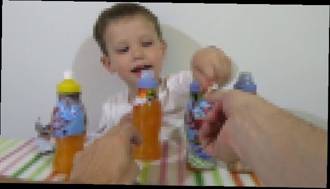 Самолеты Дисней сок с сюрпризом игрушкой распаковка Disney Planes juice with surprise toy unboxing 
