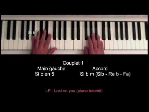 LP - Lost on you (piano tutoriel) 