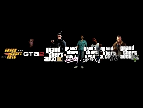 Все интро Grand Theft Auto  ★ All intro video GTA (1997-2013) 