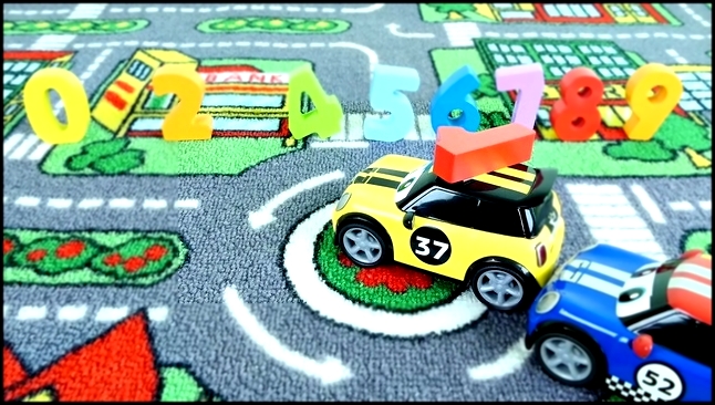 Машинки Go Mini учат с детками цифры - Развивающий мультфильм для детей 