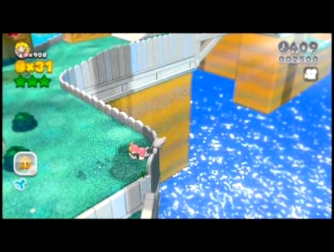 Super Mario 3D World Glitch: Hidden swimming area 