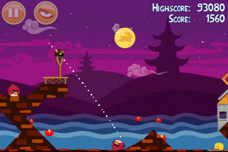 Angry Birds Seasons - Moon Festival Лунный Фестиваль