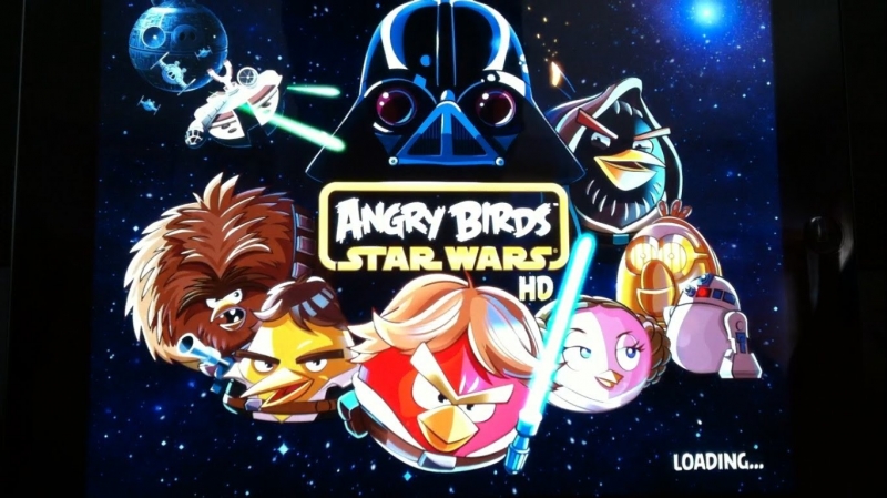 Начало Angry Birds Star Warsa