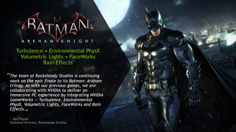 Baan Arkham Knight - Nvidia GameWorks Sound