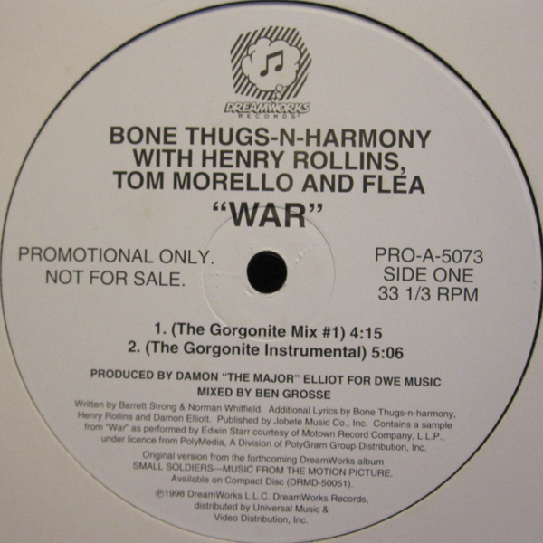 Bone Thugs-N-Harmony - War feat. Henry Rollins, Flea & Edwin Starr Tommy Lee Jones\'s Small Soldiers Soundtrack