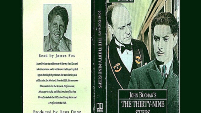 John Buchan - The Thirty-Nine Steps  [  Spy novel. James Fox  ] 