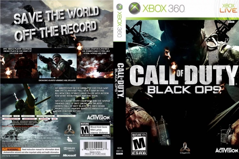 Музыка из игры Call of Duty Black Ops II