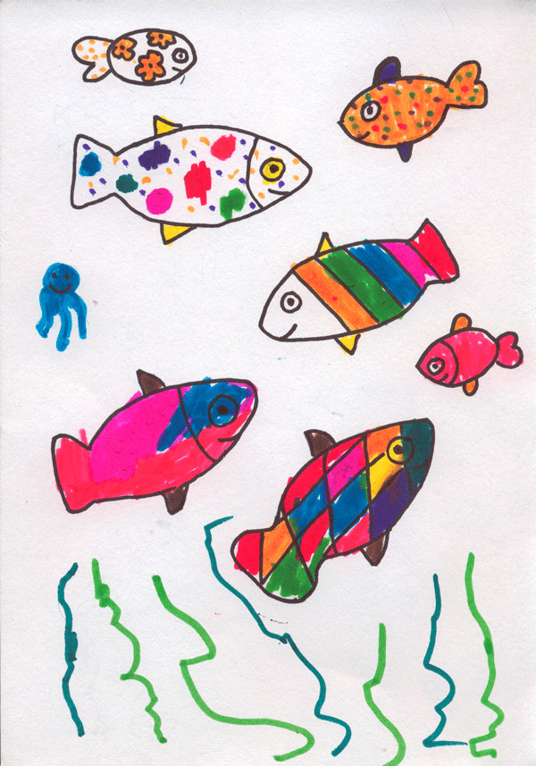 Дарина Вавакина ( 4 года) - Разноцветная игра
