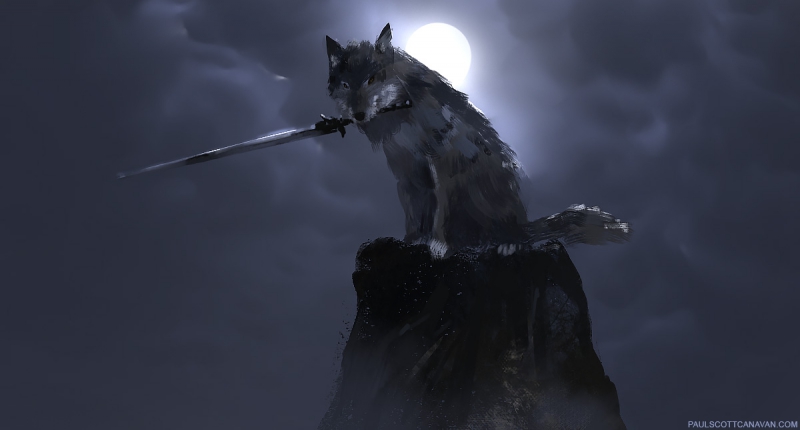 Dark Souls - Great Wolf Sif 8-bit