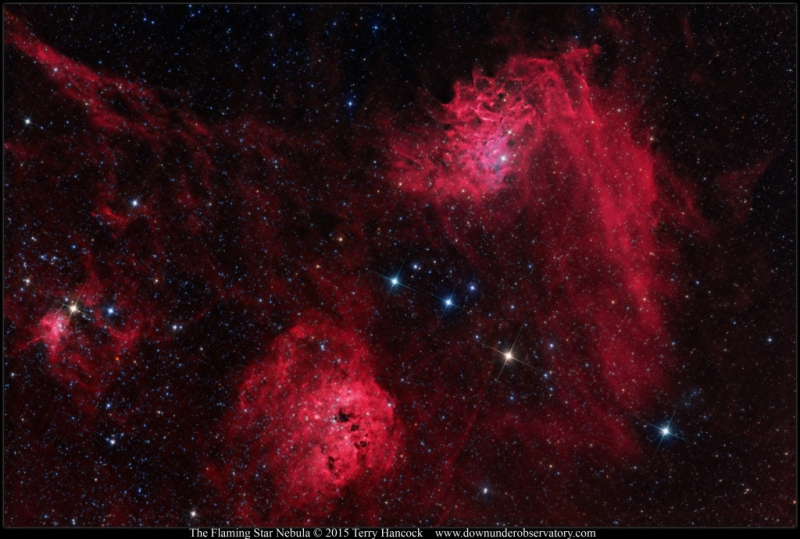 Flaming Star Emission Nebula