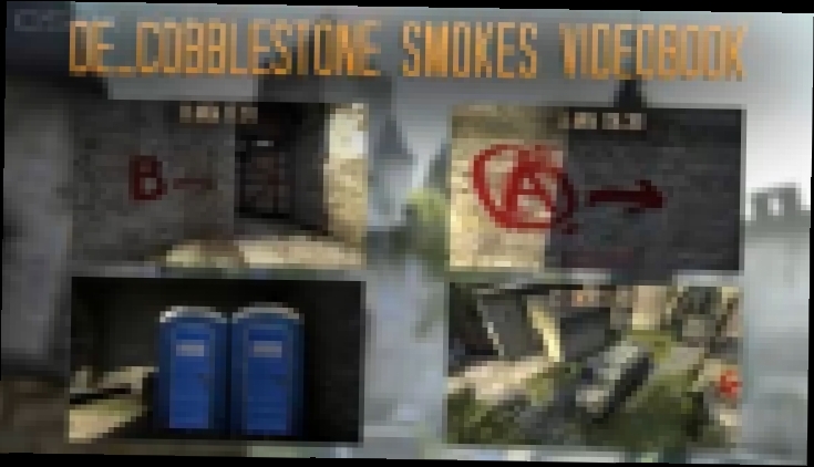De_Cobblestone ALL SMOKES [50 smokes videobook] #CSGO 