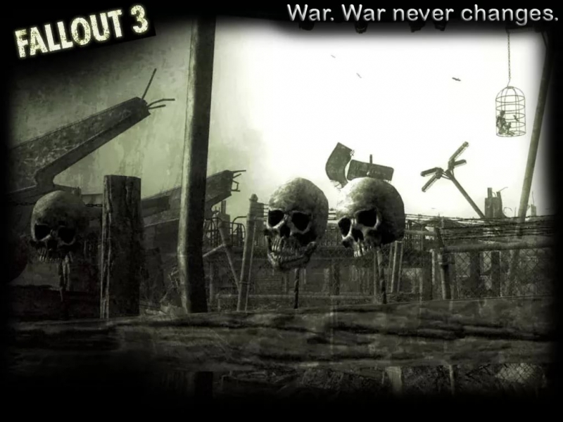 Fallout 1 - War, war never changes.