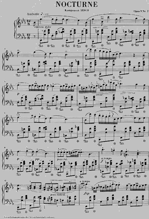 [Finky] Nocturne in E-flat major, Op. 9, No. 2 1832 by Frédéric Chopin