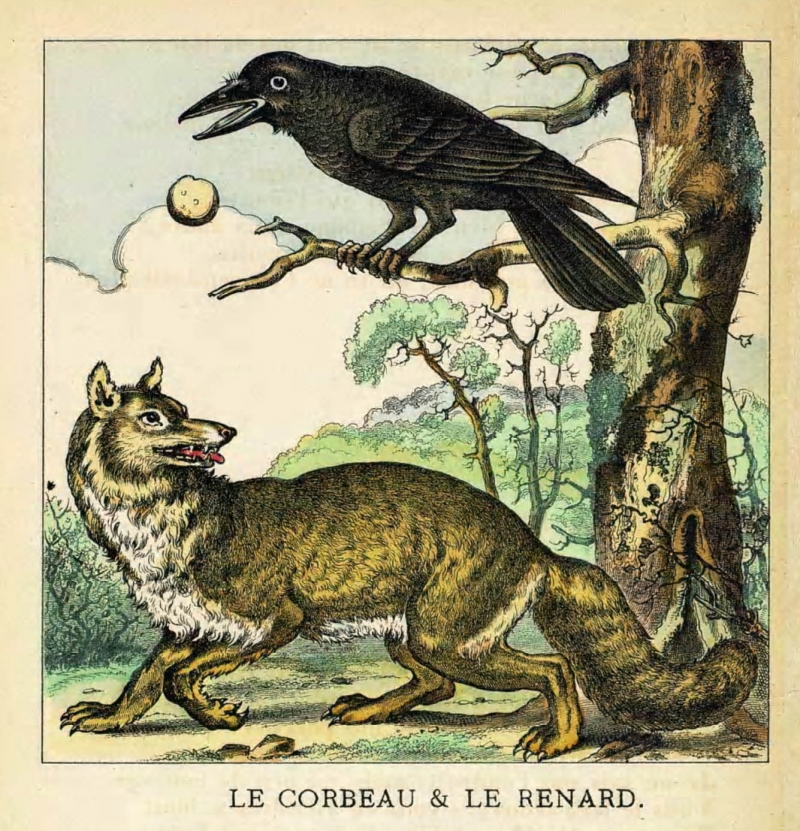 Gérard Philipe - Le Corbeau et le Renard, fable de La Fontaine