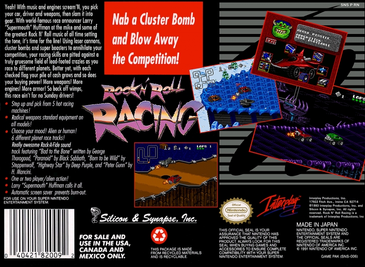 Game BOX - Rock'n'Roll Racing