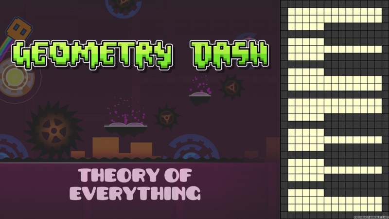 Geometry Dash - Theory of Everything 2 Piano