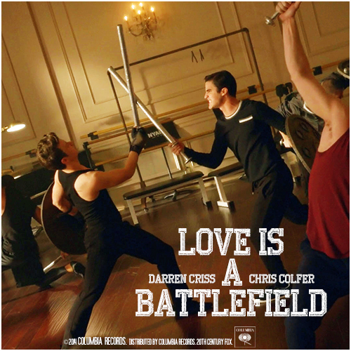 glee cast - love is a battlefield
