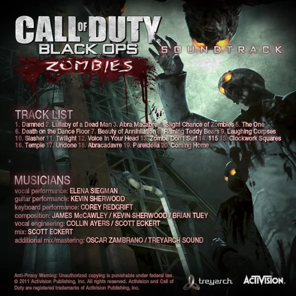 Anthem OST Call of Duty Black Ops 2