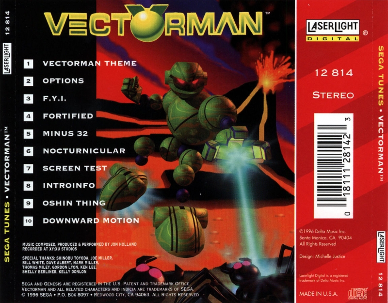 Vectorman Themeофициальный саундтрек к игре на сега
