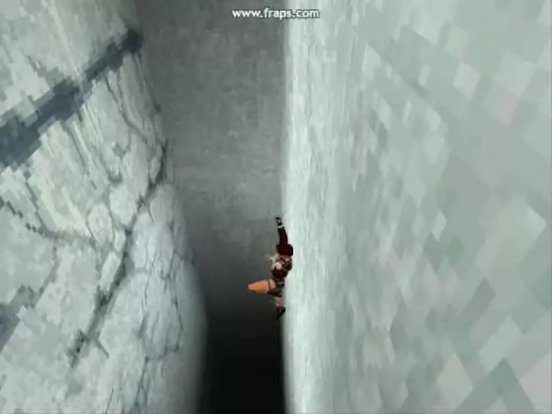 Lara Croft - Tomb Raider 1 Three scream jump different speeds