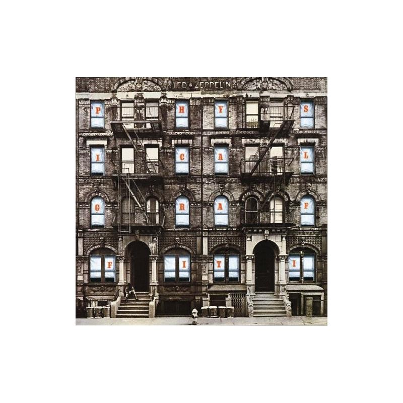 LED ZEPPELIN "Physical Graffiti" ℗ 1975 - Disc One 1-Custard Pie 2-The Rover 3-In My Time of Dying 4-Houses of the Holy 5-Trampled Under Foot 6-Kashmir Disc Two 1-In the Light 2-Bron-Yr-Aur 3-Down by the Seaside 4-Ten Years Gone 5-Night Flight 6-The Wanton Song 7-Boog