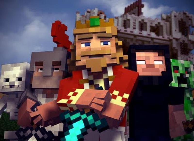Minecraft - 'Fallen Kingdom' - A Minecraft Parody of Coldplay's Viva la Vida Music Video