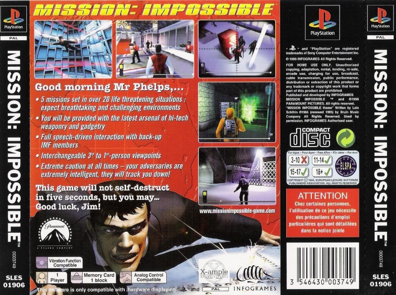 Mission Impossible Game OST (PS1) - Train