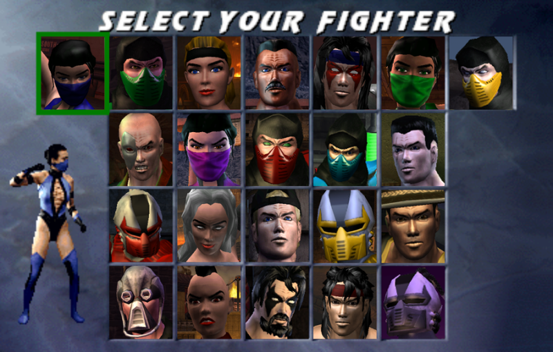 Mortal Kombat Armageddon - Select Your Fighter