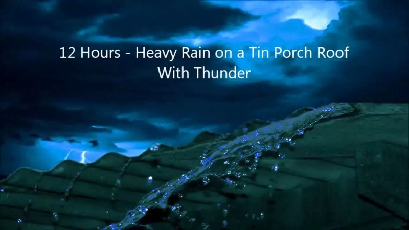 Heavy Rain with Thunder Sounds Part 31