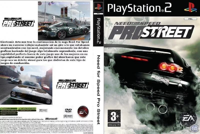 Need For Speed Pro Street - Main Menu