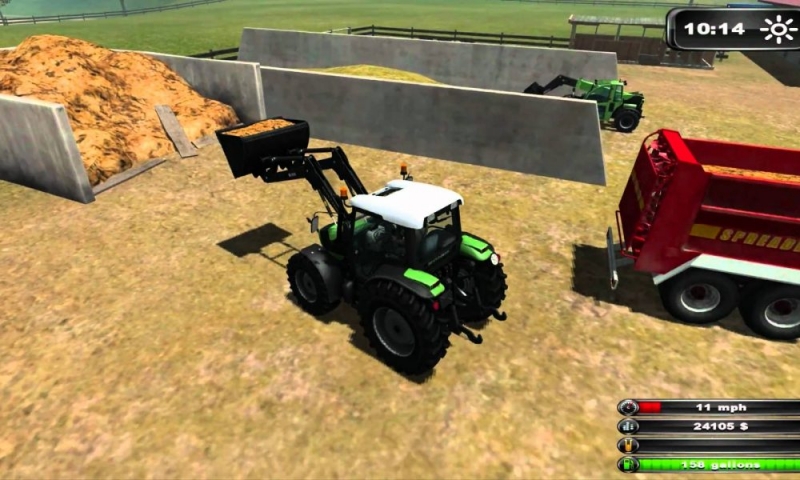 Неизвестен - Farming Simulator 2011 gameplay