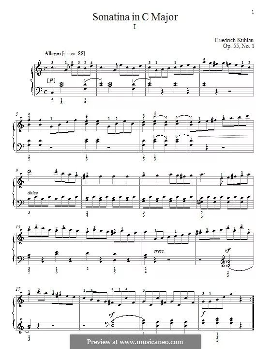 Piano Tiles 2 - Kuhlau - Sonatina Op.36 No.3