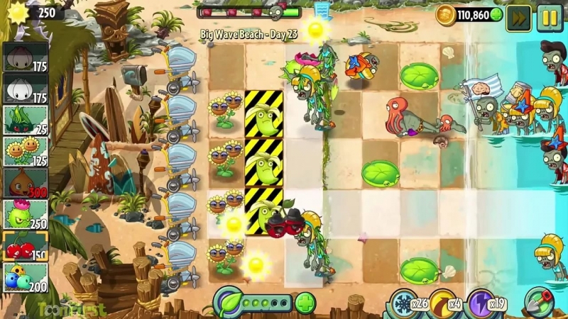 Plants vs Zombies 2 - Big Wave Beach Ultimate Battle 2