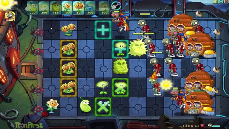 Plants vs. Zombies 2 - Мини-игры Далёкого Будущего