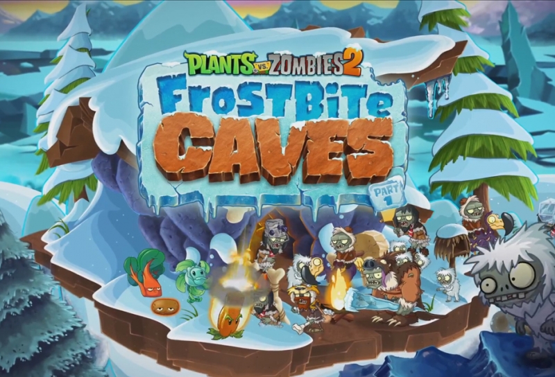 Plants vs. Zombies 2 - Мини-игры Ледяных Пещер