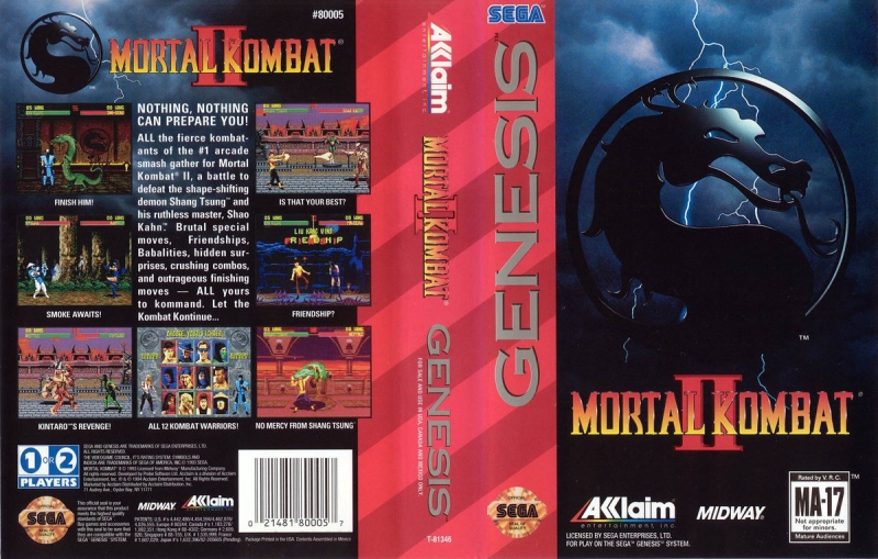 Sega Mortal Kombat 3 - The Bank & River Kombat