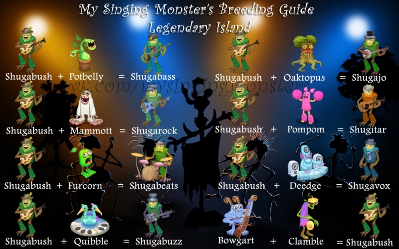 [My singing Monsters] Legendary Island - Shugajo