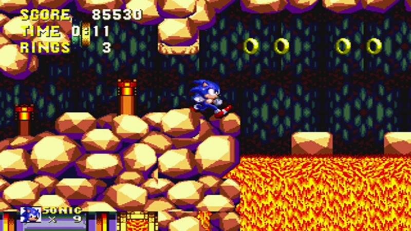 Sonic and Knuckles - Lava Reef Zone 1