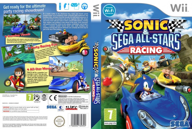 Sonic and Sega All-stars Racing - Tails All-stars Move