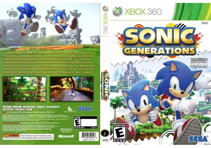 Sonic Generations классический Соник - трасса 8 ярморка