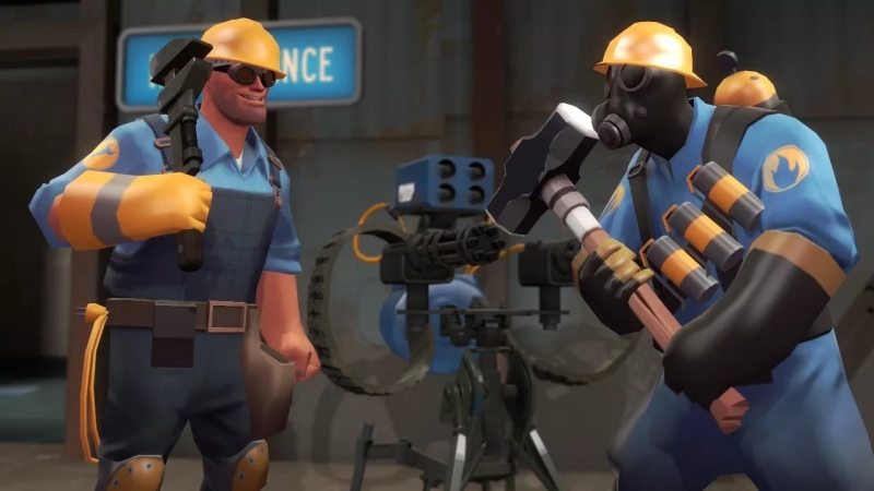 TF2 - Scout ft pyro and engineer