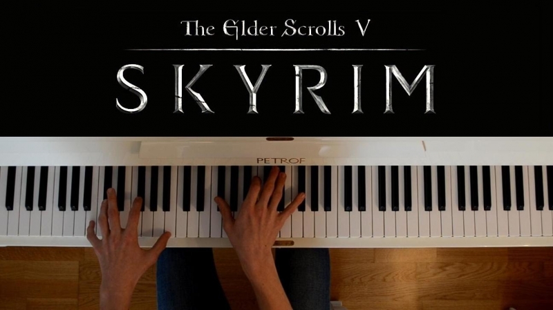 The Elder Scrolls 5 Skyrim - Main Theme Malukah version