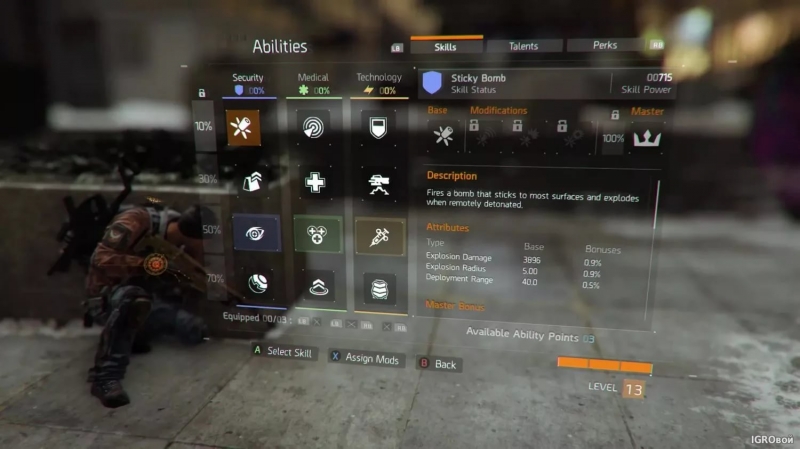 Tom Clancys The Division - The Division menu