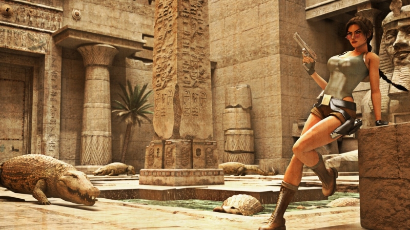 Tomb Raider Anniversary - Egypt - Crocodile Theme
