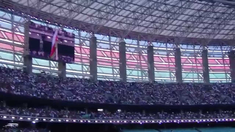 Церемония закрытия Европейских игр 2015 - Гимн Азербайджана