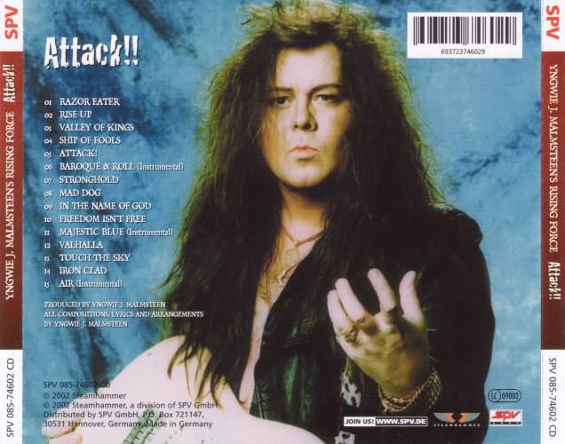 Yngwie J. Malmsteen's Rising Force - Touch The Sky Attack 2002
