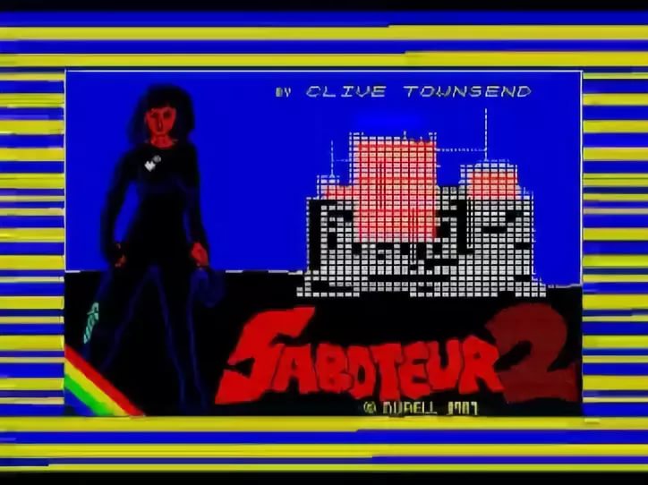 Звук загрузки игры на ZX Spectrum