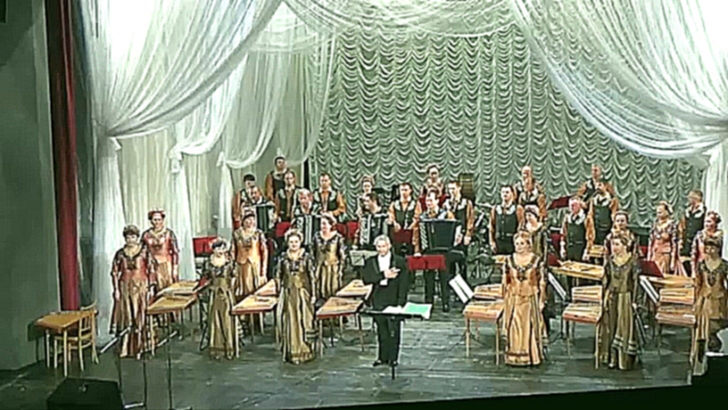 Belarusian National Academic Folk Orchestra Part1/4  in"Beresteyskiy Bal"Brest.29july2016 