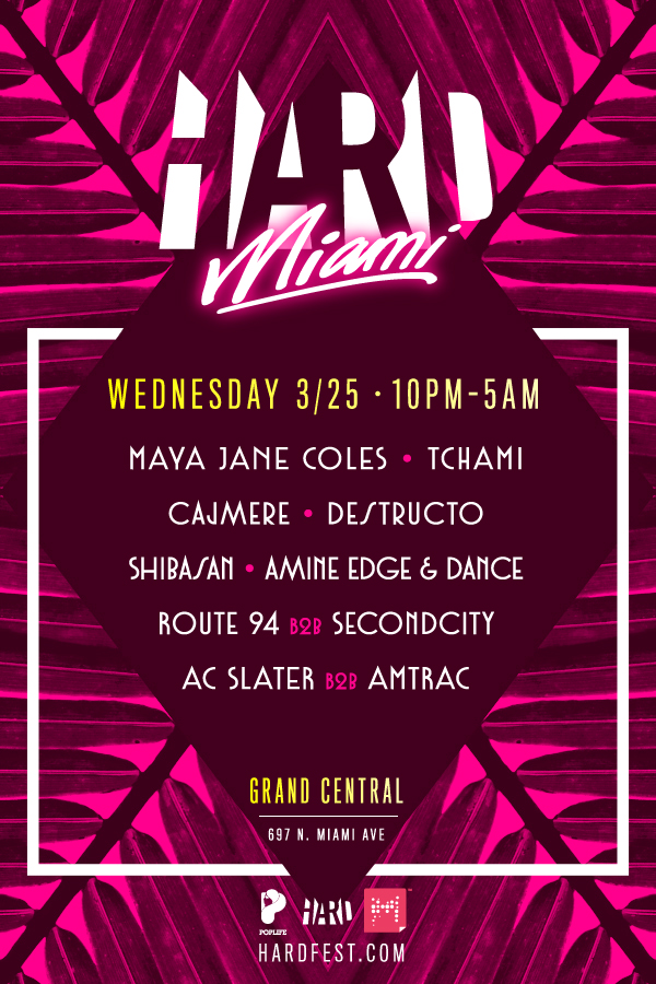 03.25 - Amine Edge & DANCE  HARD WMC 2015 - Grand Central, Miami, USA
