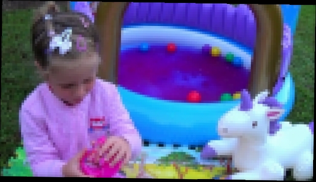 Бассейн принцессы Винкс маша и медведь май литл пони Игры Для Девочек POOL Toys Disney for kids 